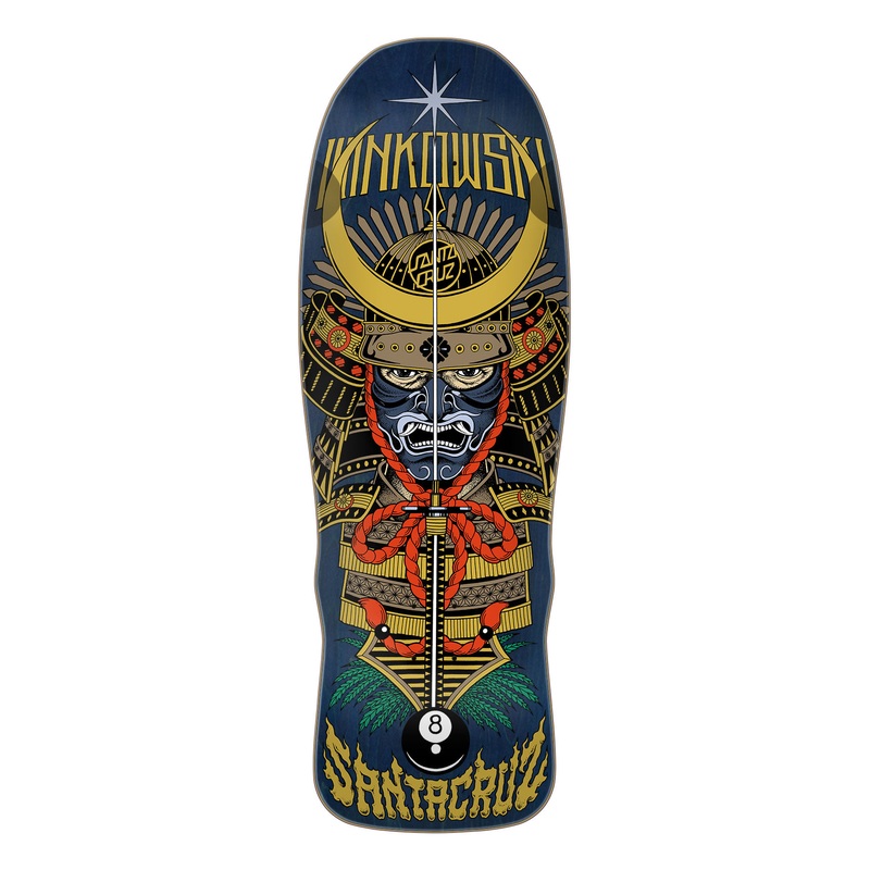 10.35in Winkowski Samurai Santa Cruz Shaped Skateboard Deck No Color 10.35in x 30.54in