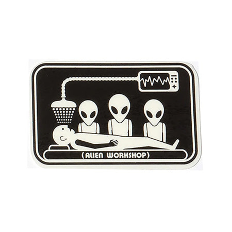Alien Workshop Abduction Sticker Black 2.75″ x 1.75″