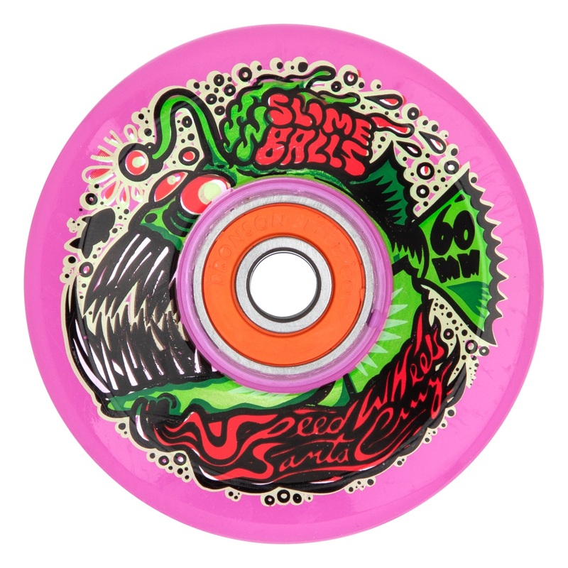 Angler Light Ups 78a OG Slime Purple Wheels (60mm) 78A 60 MM