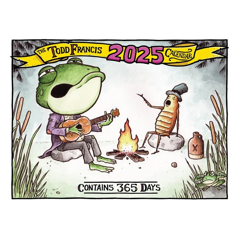 Anti Hero Todd Francis 2025 Calendar Multicolor One Size