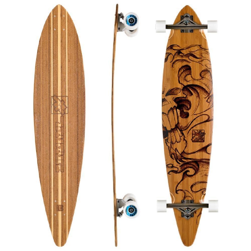 Bamboo Grimm Reaper Trurute 44″ Pintail Longboard Deck Only