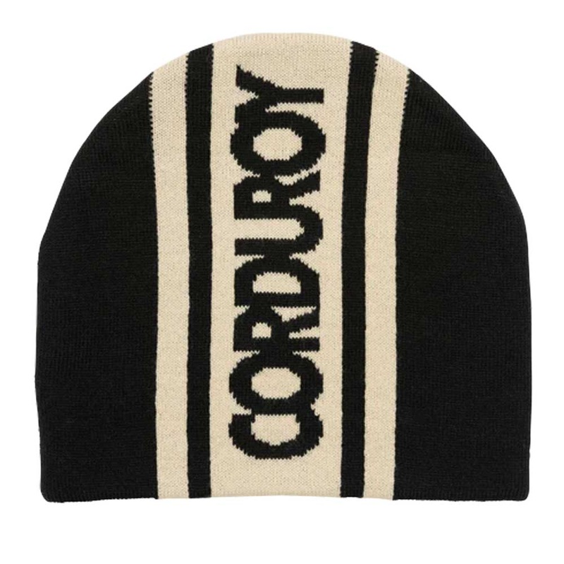 Corduroy Rally Beanie – Black Black