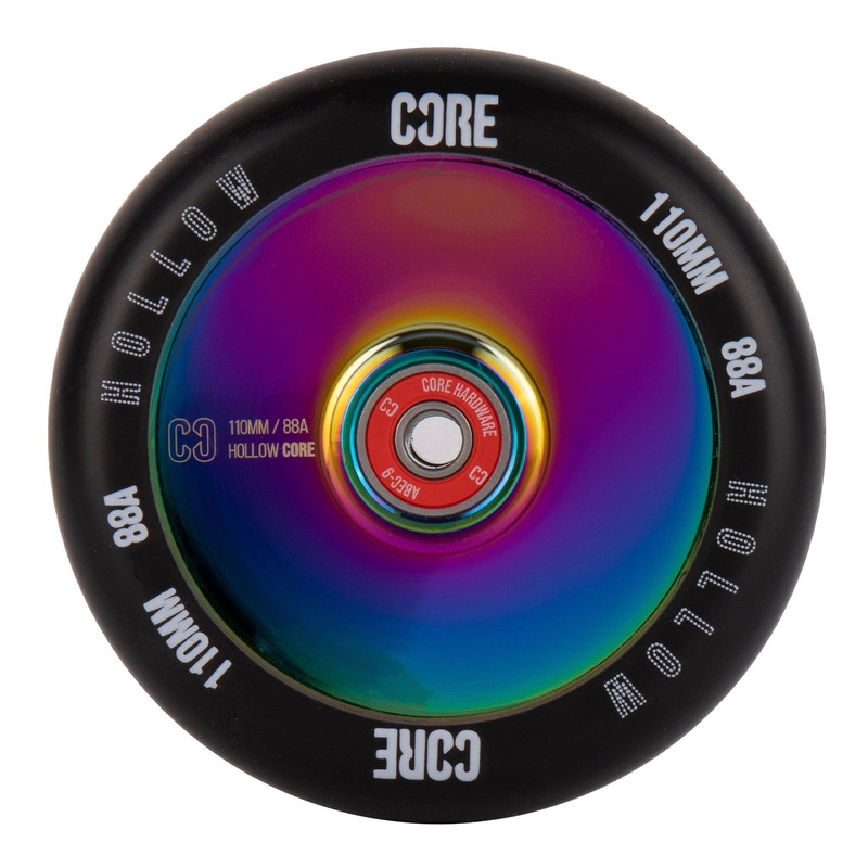 CORE Hollow Stunt Scooter Wheel V2 110mm – Neo Chrome