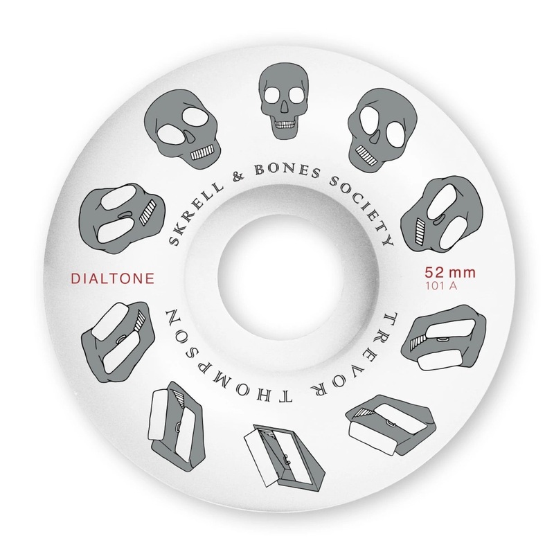DIAL TONE WHEEL CO. THOMPSON SKRELL AND BONES WHEELS 52MM 52mm
