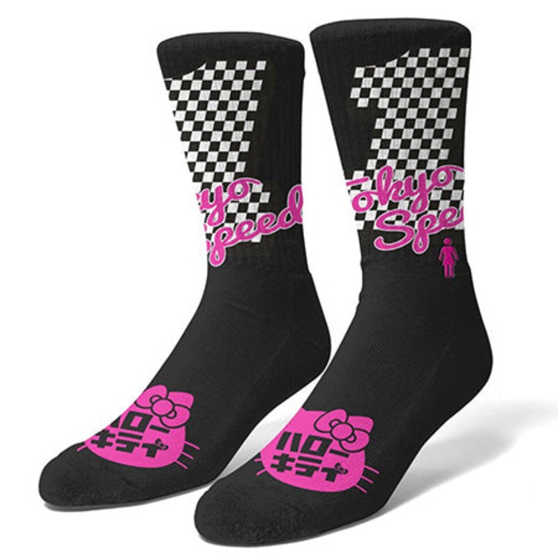 Girl Sanrio Speed Socks Black One size fits all