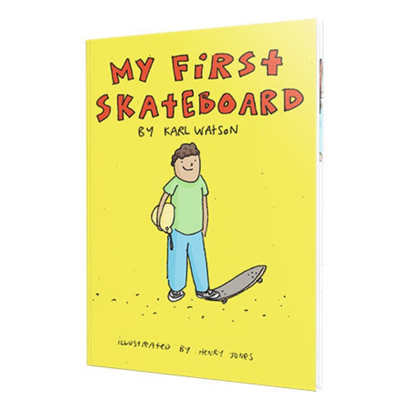 Karl Watson My First Skateboard Book Yellow 9″ x 11″