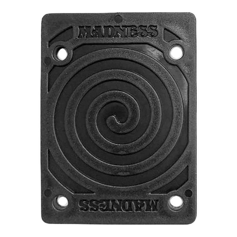 Madness 1/8″ Soft Shock Treatment Risers Black 1/8 Black