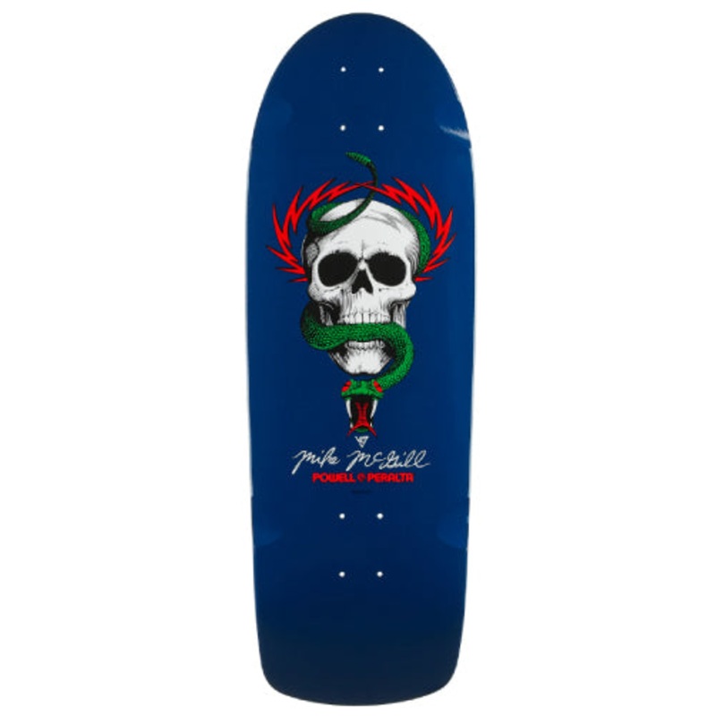Powell Peralta Mike McGill OG Skull and Snake Navy Reissue Skateboard Deck 10.0″ 10.0″