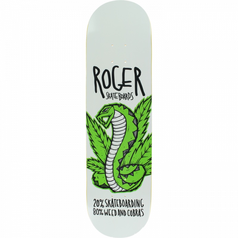 ROGER WEED & COBRAS DECK WHITE 8.0