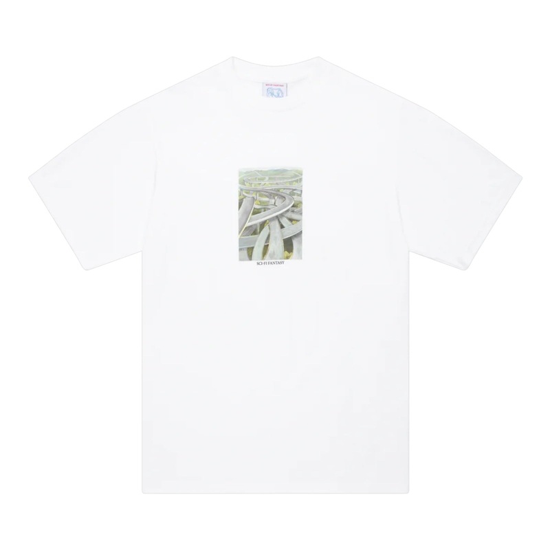 SCI FI FANTASY FREEWAY T SHIRT WHITE S White