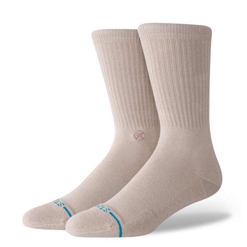 Stance Icon Sting Grey Crew Socks Sting Grey Large