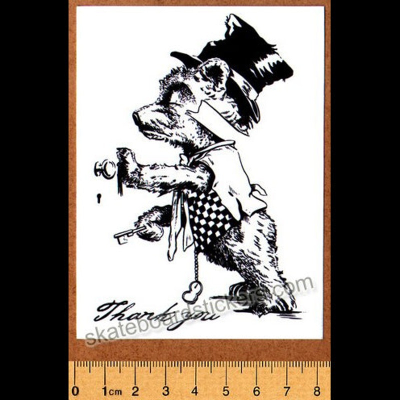 Thank You Skateboard Sticker – Mad Hatter