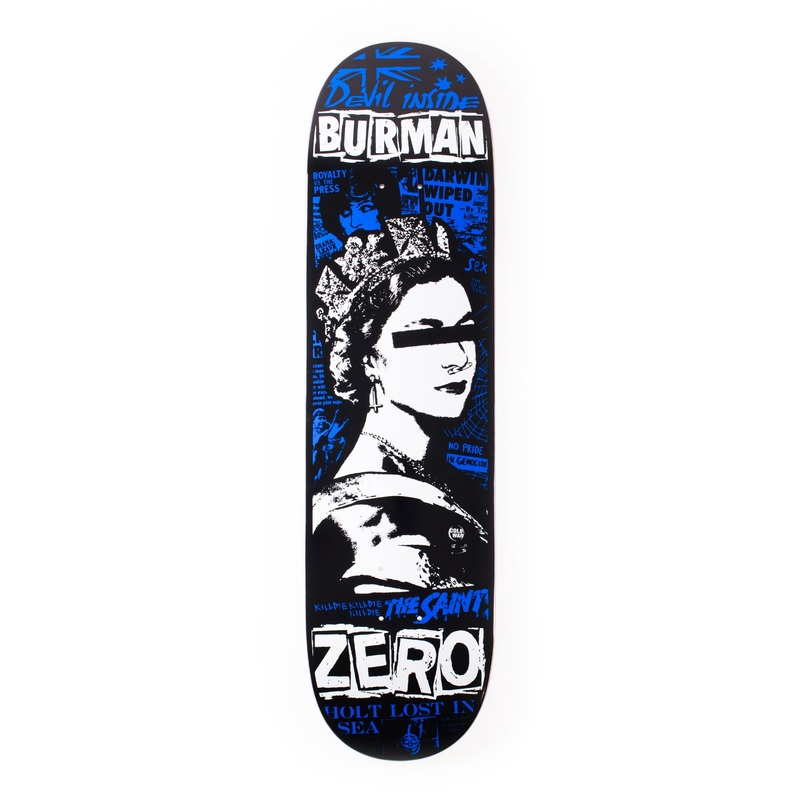 Zero – 8.25″ Dane Burman Devil Inside Deck – Blue 8.25″