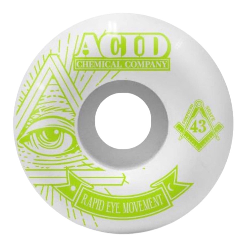 ACID CHEMICAL REM “PYRAMID” WHEELS 58MM 99A 58mm