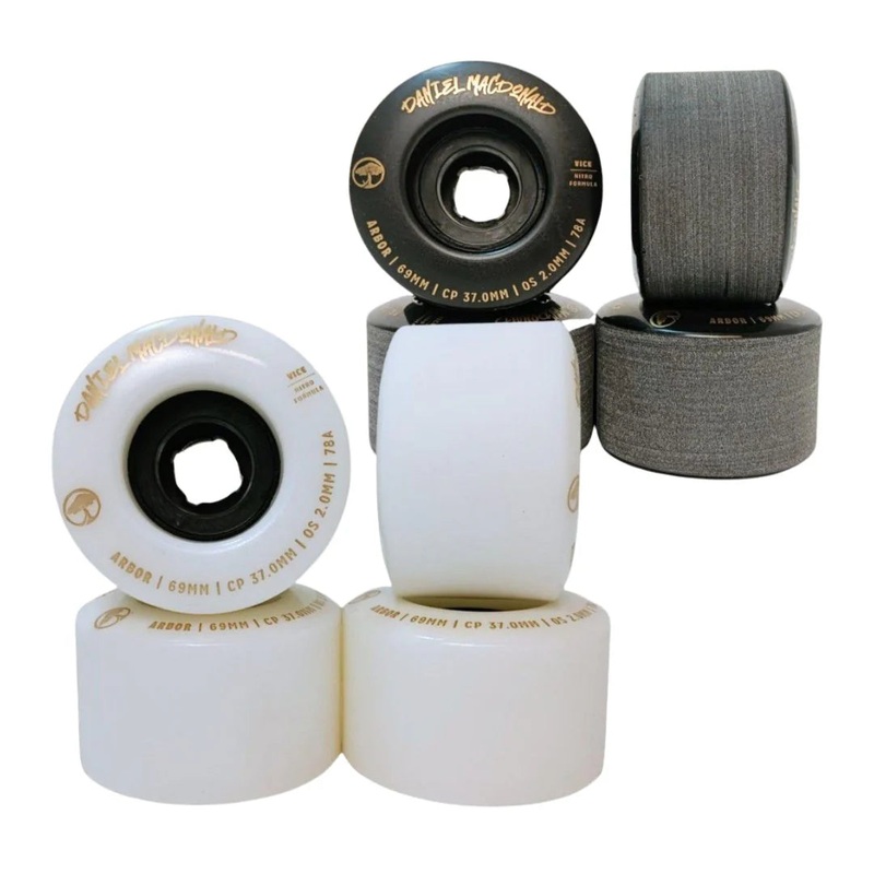 Arbor Skateboards “Daniel McDonald- Vice” 69MM Wheels Black