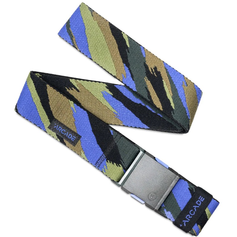 Arcade Brushstroke Stretch Belt Black/Cobalt