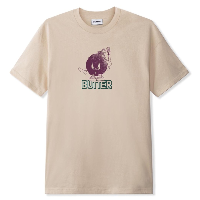 Butter Goods Bomb T Shirt Sand Medium