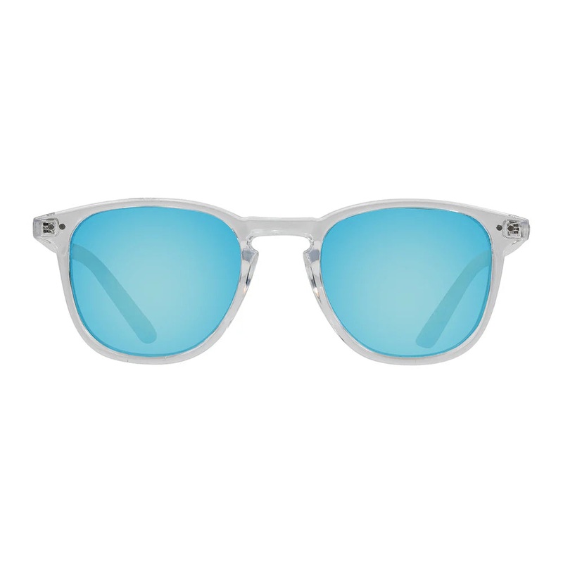 Cassette Optics Standard Sunglasses Clear/Sky Blue Mirror Lens