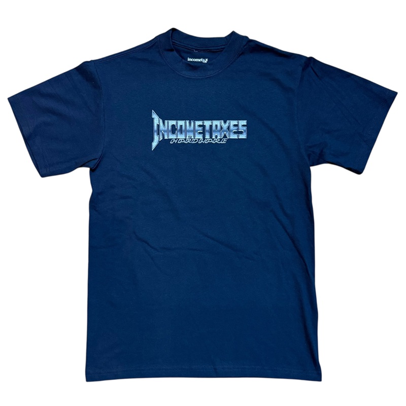 Chrome Fade Tee Navy Income Taxes Hardware MD
