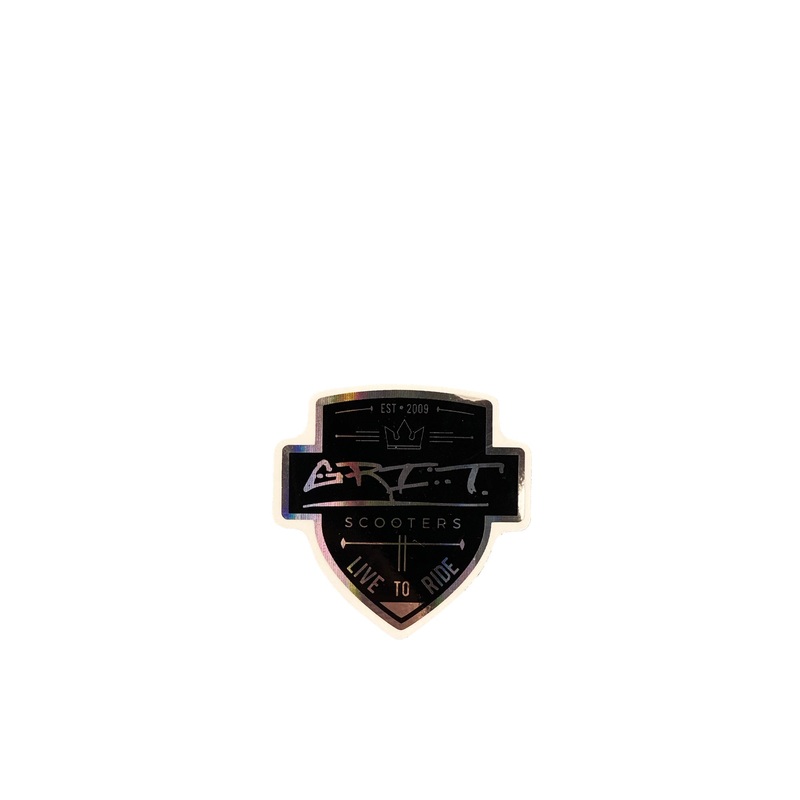 Grit Scooters Shield Sticker – Black