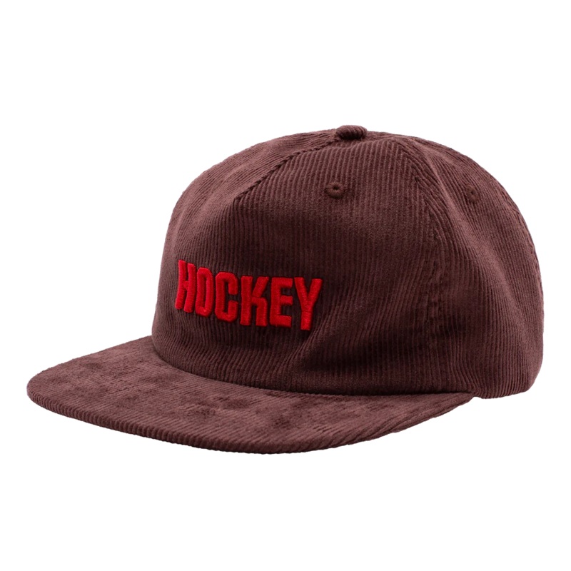 HOCKEY CORDUROY 5-PANEL BROWN OS
