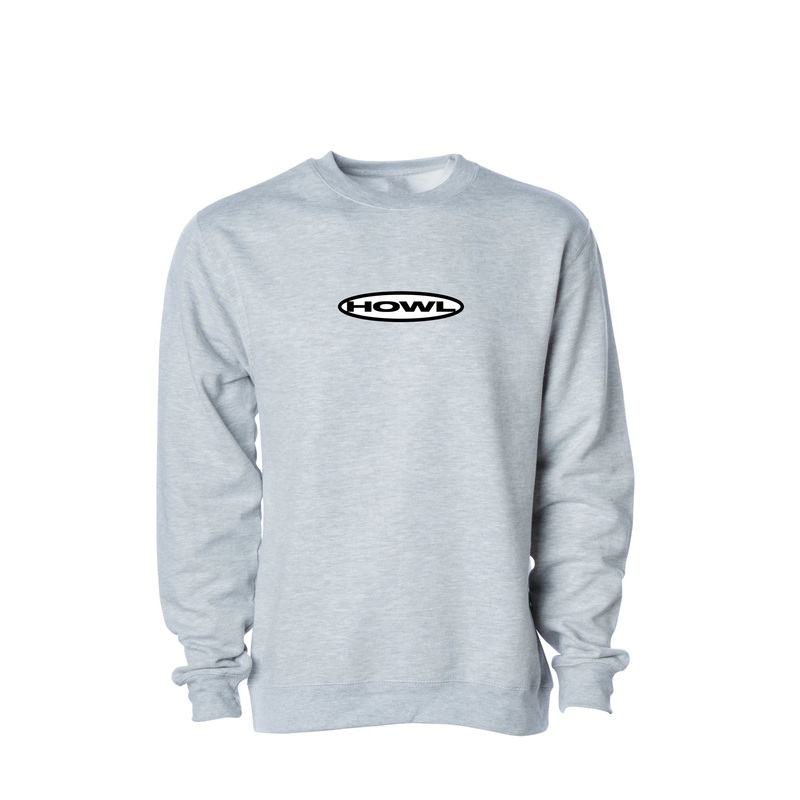 Howl City Crew Sweatshirt Medium Grey