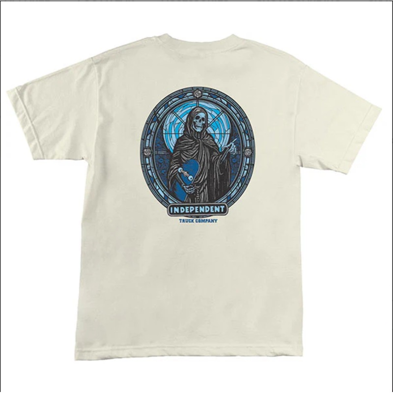 Independent “ITC Stained” Cream T-Shirt Medium