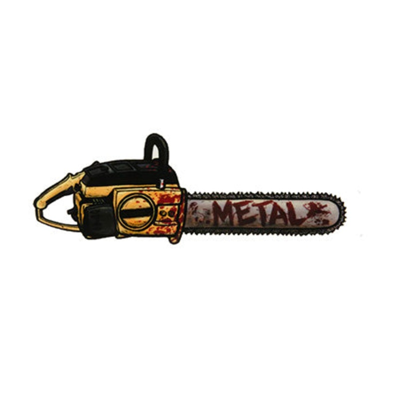 Metal Skateboards Chainsaw Decal Multi 4″