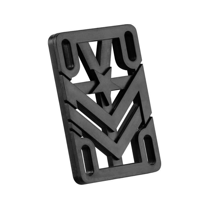Mini Logo Riser Pad Rigid .25 Inch Black