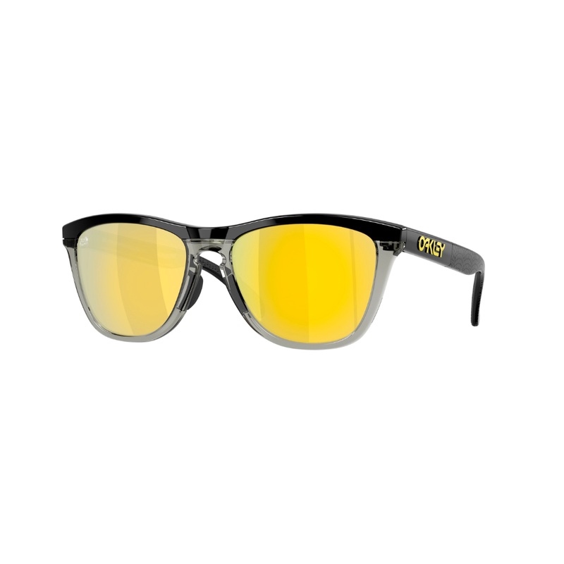 Oakley Frogskins Range Sunglasses Matte Black (Prizm 24K Polarized) 55
