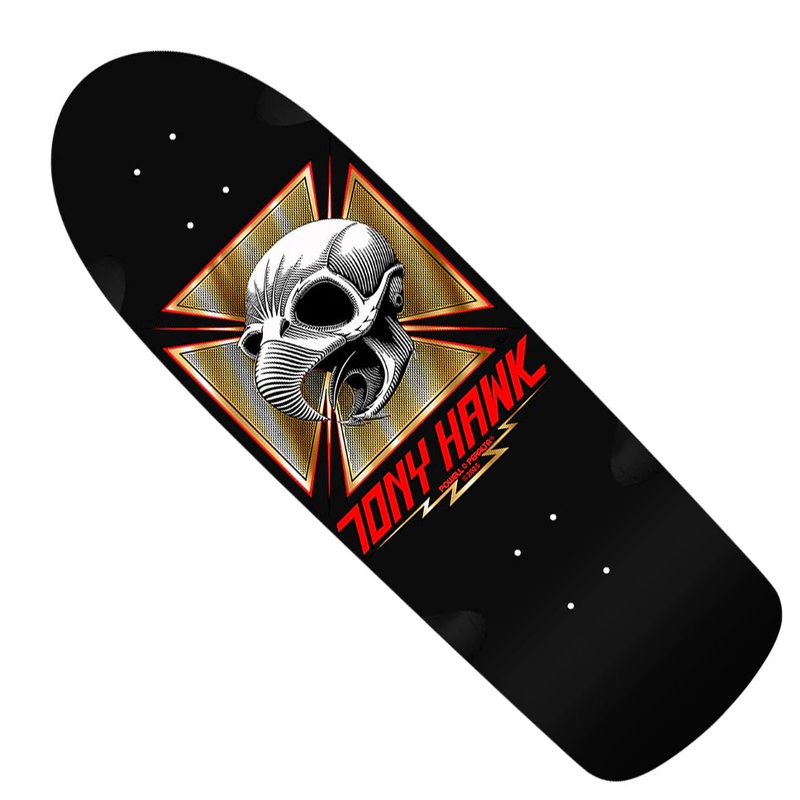 Powell Peralta Bones Brigade Tony Hawk Series 16 Deck Black/ Gold Foil 10″