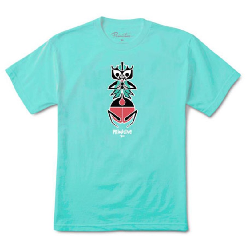 Primitive Skateboarding Primitive X Don Pendleton Zoo Spider T Shirt Celadon Medium
