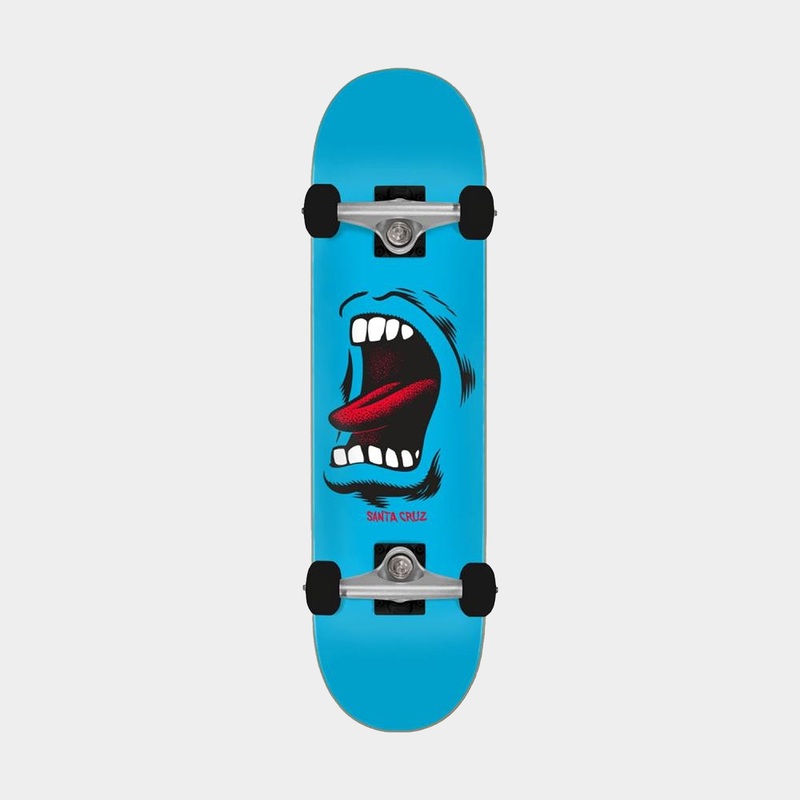 Santa Cruz – 8.00 – Screaming Big Mouth Complete Skateboard  – Blue