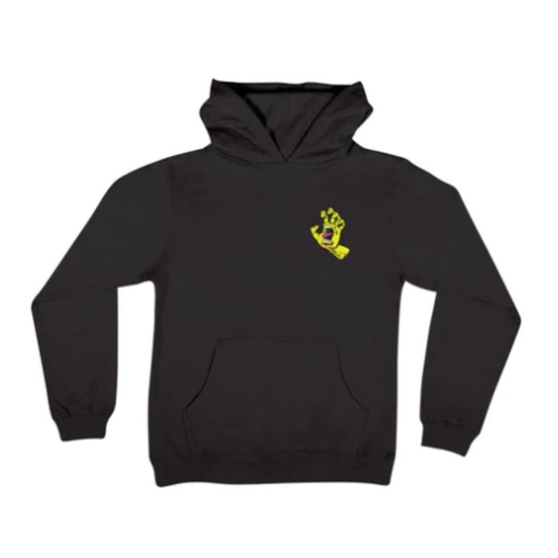 Santa Cruz Screaming Hand Sweatshirt Neon Yellow Youth Medium Youth Medium