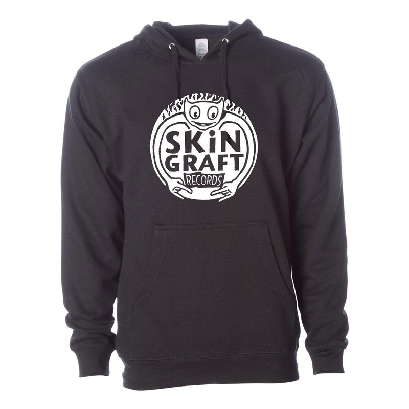 SKiN GRAFT Records Logo Pull-Over Hooded Sweatshirt Small