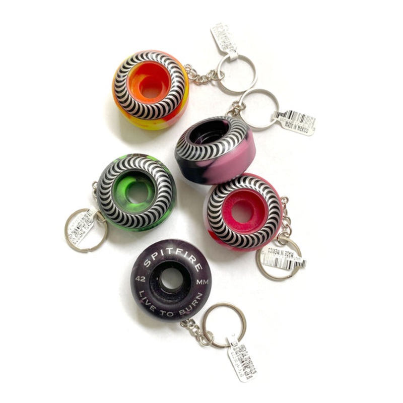 Spitfire Wheel Assorted Color Keychain