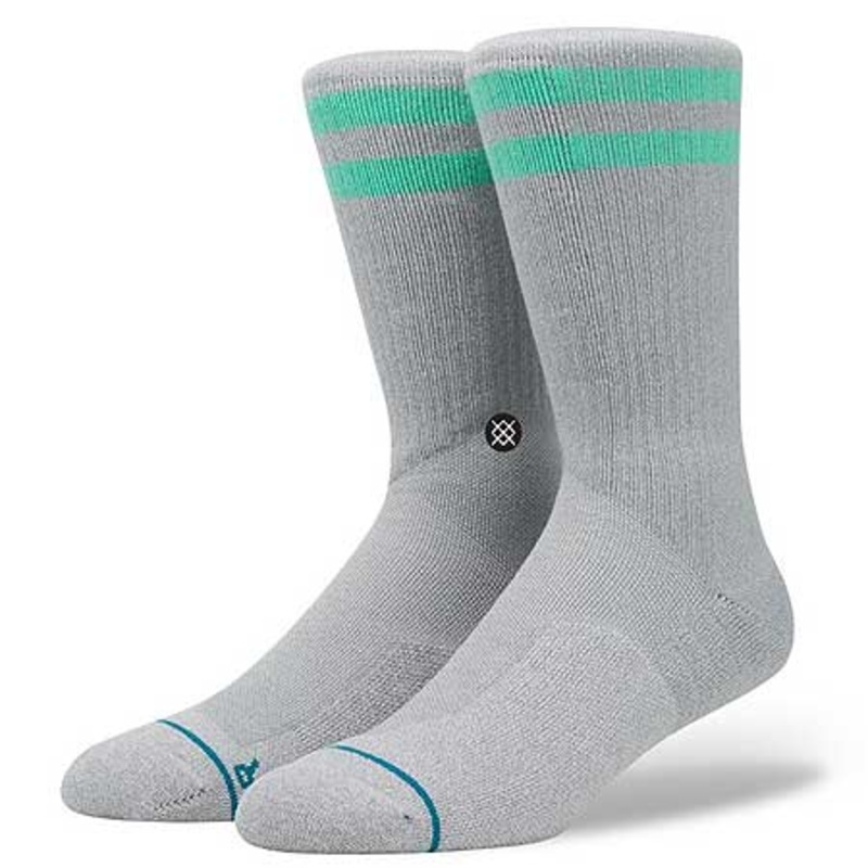 Stance BK Banks Crew Socks Gray Large