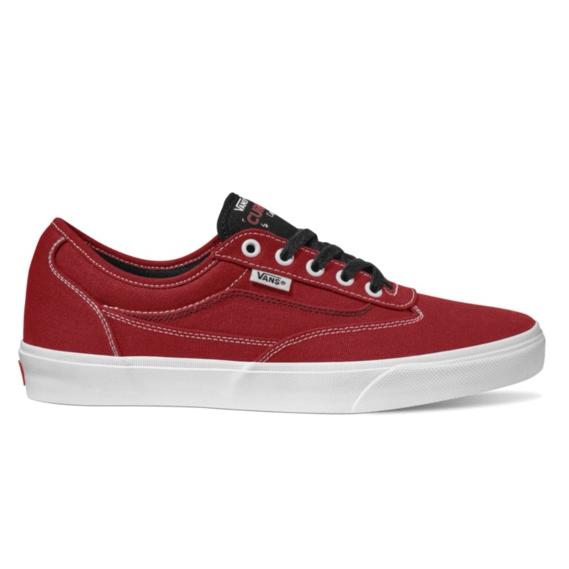 VANS SKATE CURREN CAPLES RED WHITE 9