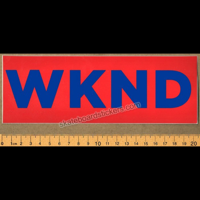 WKND Skateboards – Banner Skateboard Sticker