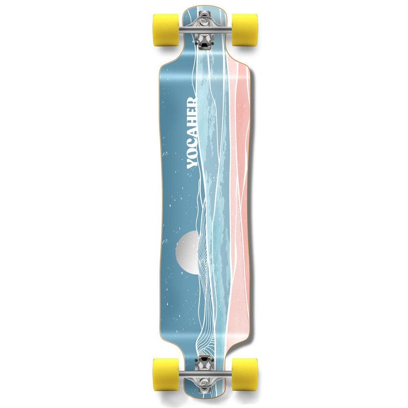 Yocaher Horizon Night 40.75″ Lowrider Double Drop Longboard Complete