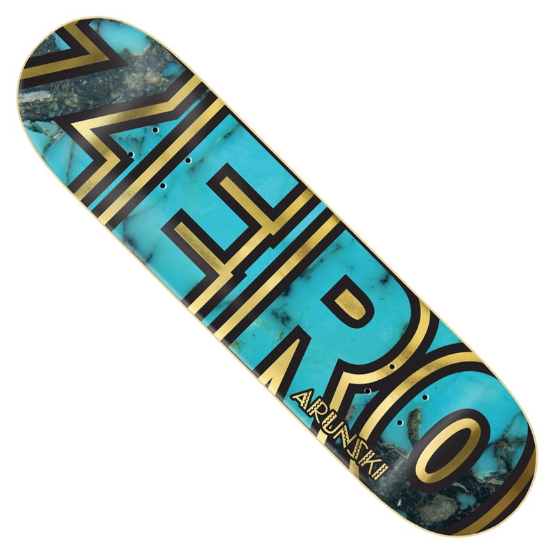 Zero Adam Arunski Turquoise Bold Deck Turquoise 8.25 x 31.9 WB:14.25