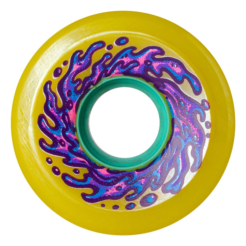 54.5mm Mini OG Slime Yellow 90a Skateboard Wheels Slime Balls Yellow 54.5mm