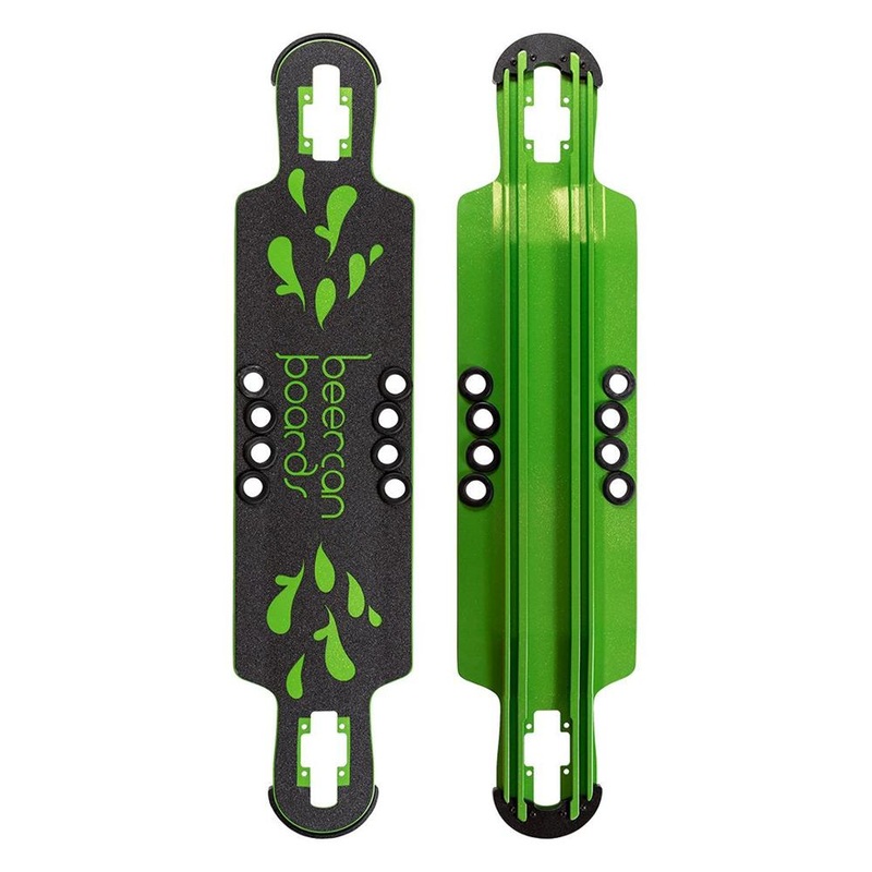 Beercan Green 38″ Hoke Drop Through Longboard Deck Deck