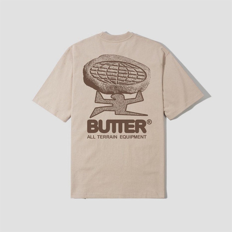 Butter Goods Terrain T-Shirt Bone Small