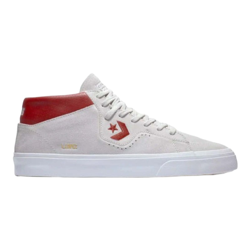 Converse Cons Louie Lopez Pro Mid Pale Putty Dark Cayenne White 8