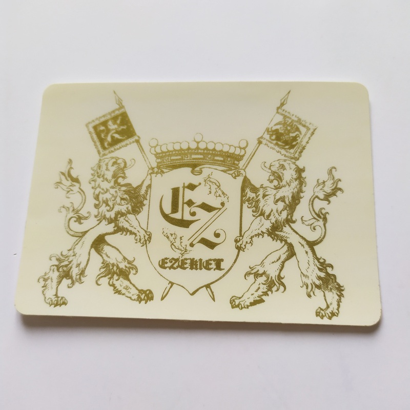 Ezekiel Old School Skateboard Sticker – 10cm across approx