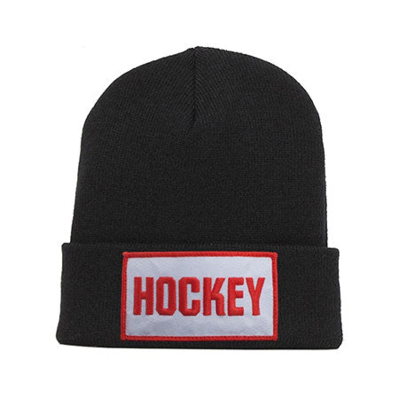 Hockey Patch Beanie Black One size fits all