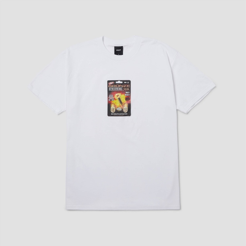 HUF X Bronze Enhanced Shortsleeve T-Shirt White Small