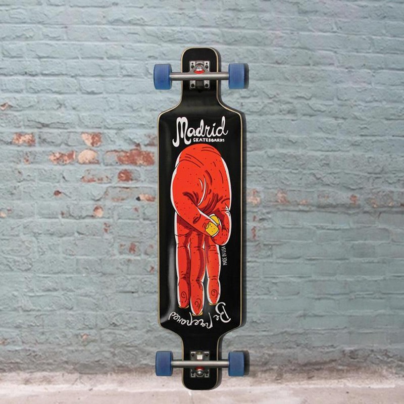 Madrid 2015 Salute Freeride 41 inch Top Mount Longboard – Complete