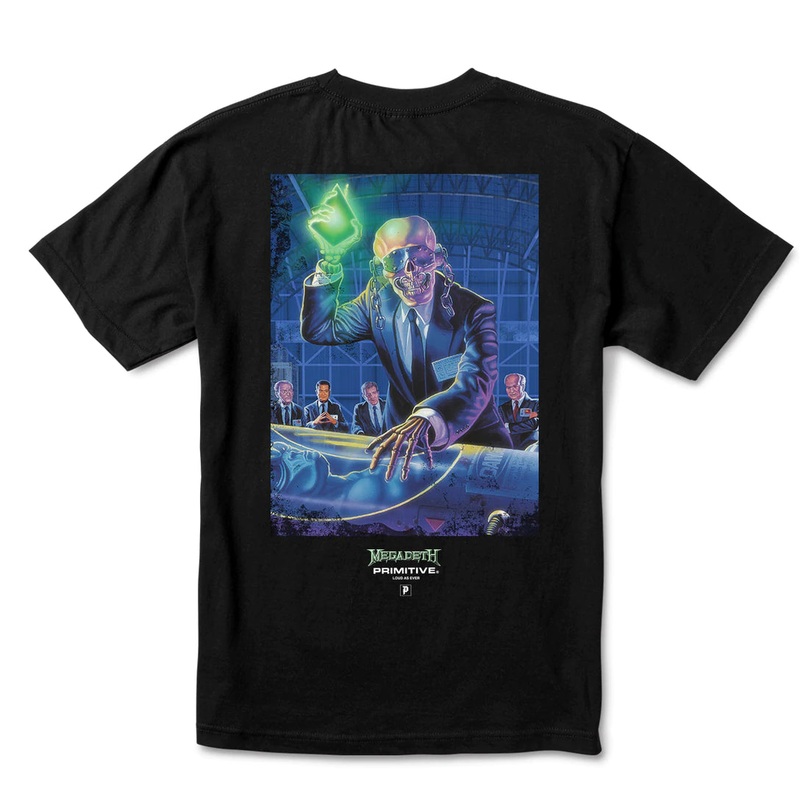 Primitive x MegaDeath Hangar T Shirt Black S